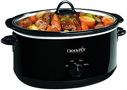 8 Quart Manual Slow Cooker – Black - Curated Catalog A3