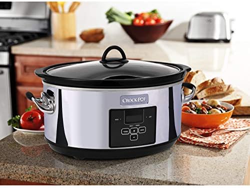 7 Quart Programmable Slow Cooker – Polished Platinum - Curated Catalog J5