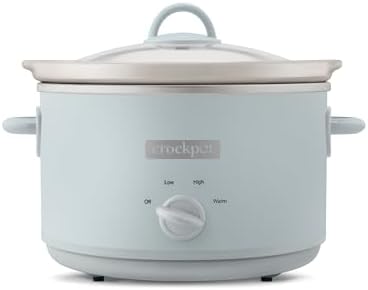4.5 Quart Manual Slow Cooker – Macaroon Blue - Curated Catalog K6