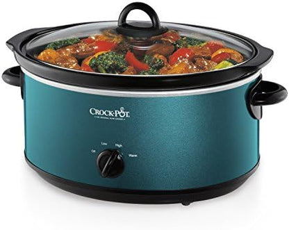 7 Quart Manual Slow Cooker – Turquoise - Curated Catalog H6