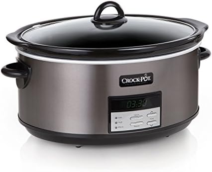 8 Quart Programmable Slow Cooker with Auto Warm - Curated Catalog H1