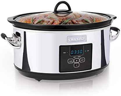 7 Quart Programmable Slow Cooker – Polished Platinum - Curated Catalog J5
