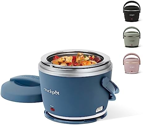 Electric Lunch Box Food Warmer 20oz – Faded Blue - Curated Catalog C1
