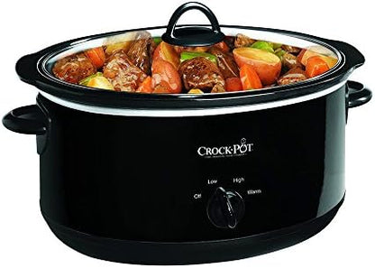 8 Quart Manual Slow Cooker – Black - Curated Catalog A3