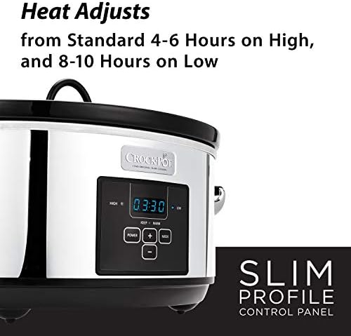 7 Quart Programmable Slow Cooker – Polished Platinum - Curated Catalog J5