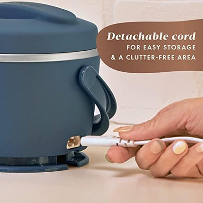 Electric Lunch Box Food Warmer 20oz – Faded Blue - Curated Catalog C1