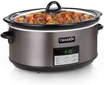 8 Quart Programmable Slow Cooker with Auto Warm - Curated Catalog H1