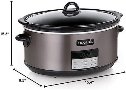 8 Quart Programmable Slow Cooker with Auto Warm - Curated Catalog H1