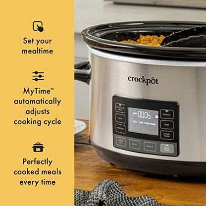7 Quart Portable Programmable Slow Cooker with Timer - Curated Catalog M5