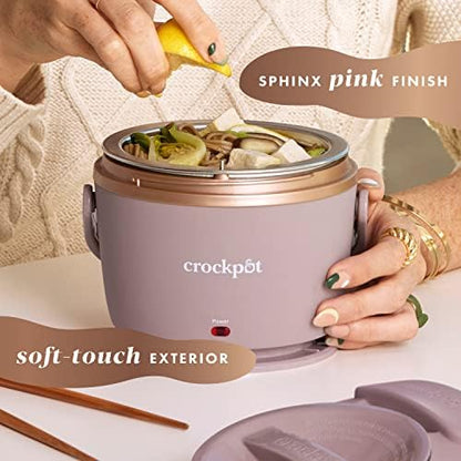 Electric Lunch Box Food Warmer 20oz – Blush Pink - Curated Catalog Z4
