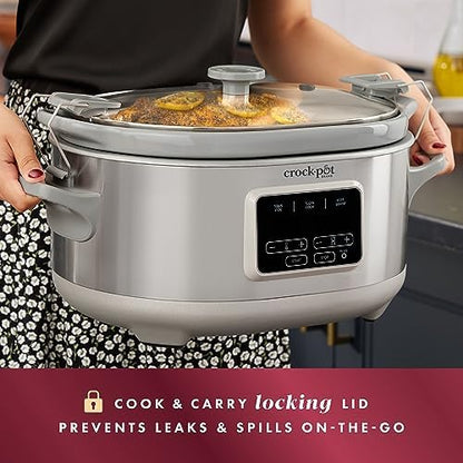 7 Quart Programmable Cook & Carry Slow Cooker - Curated Catalog K1