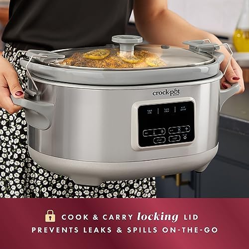 7 Quart Programmable Cook & Carry Slow Cooker - Curated Catalog K1