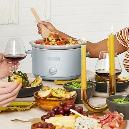 4.5 Quart Manual Slow Cooker – Macaroon Blue - Curated Catalog K6