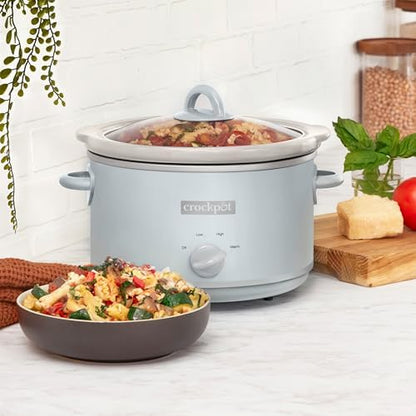 4.5 Quart Manual Slow Cooker – Macaroon Blue - Curated Catalog K6