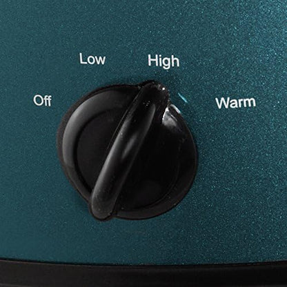 7 Quart Manual Slow Cooker – Turquoise - Curated Catalog E0