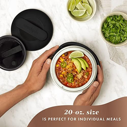 Electric Lunch Box Food Warmer 20oz – Black - Curated Catalog E1