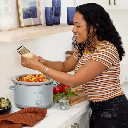 4.5 Quart Manual Slow Cooker – Macaroon Blue - Curated Catalog K6