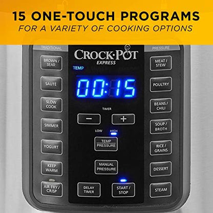 Express Crisp 8 Quart 10-in-1 Pressure Cooker - Curated Catalog Y8