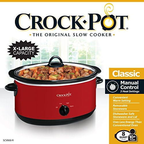 Express Crock 8 Quart Programmable Slow Cooker - Curated Catalog O8