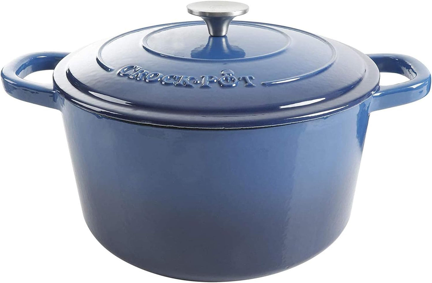 3 Quart Enameled Cast Iron Dutch Oven – Aqua - Curated Catalog D4