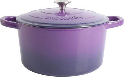 3 Quart Enameled Cast Iron Dutch Oven – Aqua - Curated Catalog G5