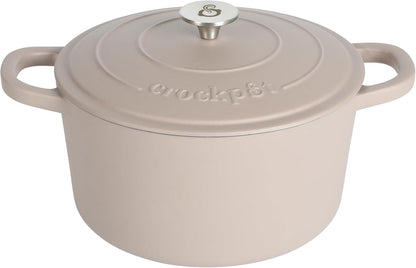 3 Quart Enameled Cast Iron Dutch Oven – Aqua - Curated Catalog G5