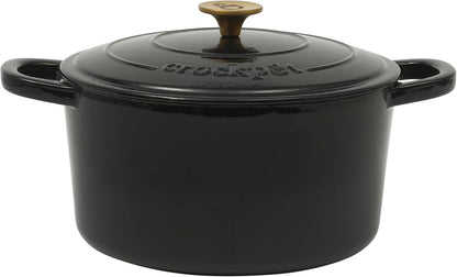 3 Quart Enameled Cast Iron Dutch Oven – Aqua - Curated Catalog G5