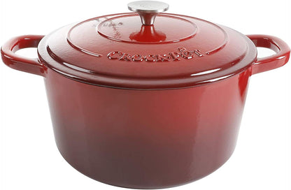 3 Quart Enameled Cast Iron Dutch Oven – Aqua - Curated Catalog D4