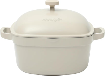 3 Quart Enameled Cast Iron Dutch Oven – Aqua - Curated Catalog D4