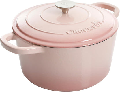 3 Quart Enameled Cast Iron Dutch Oven – Aqua - Curated Catalog D4
